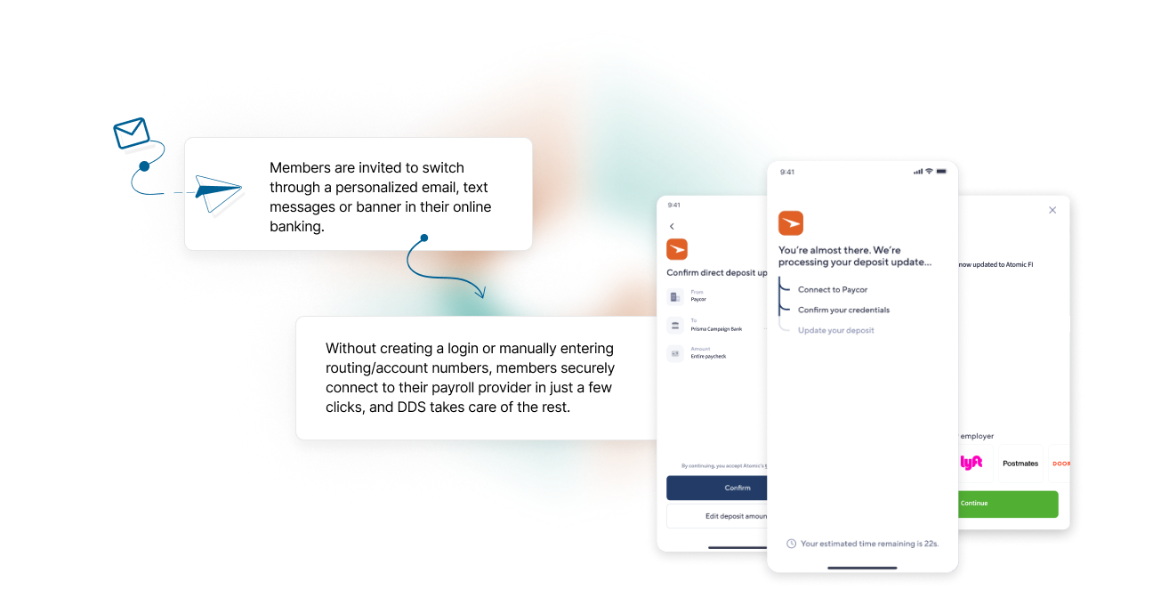 Prisma Campaigns' Direct Deposit Switch Solution - How it works